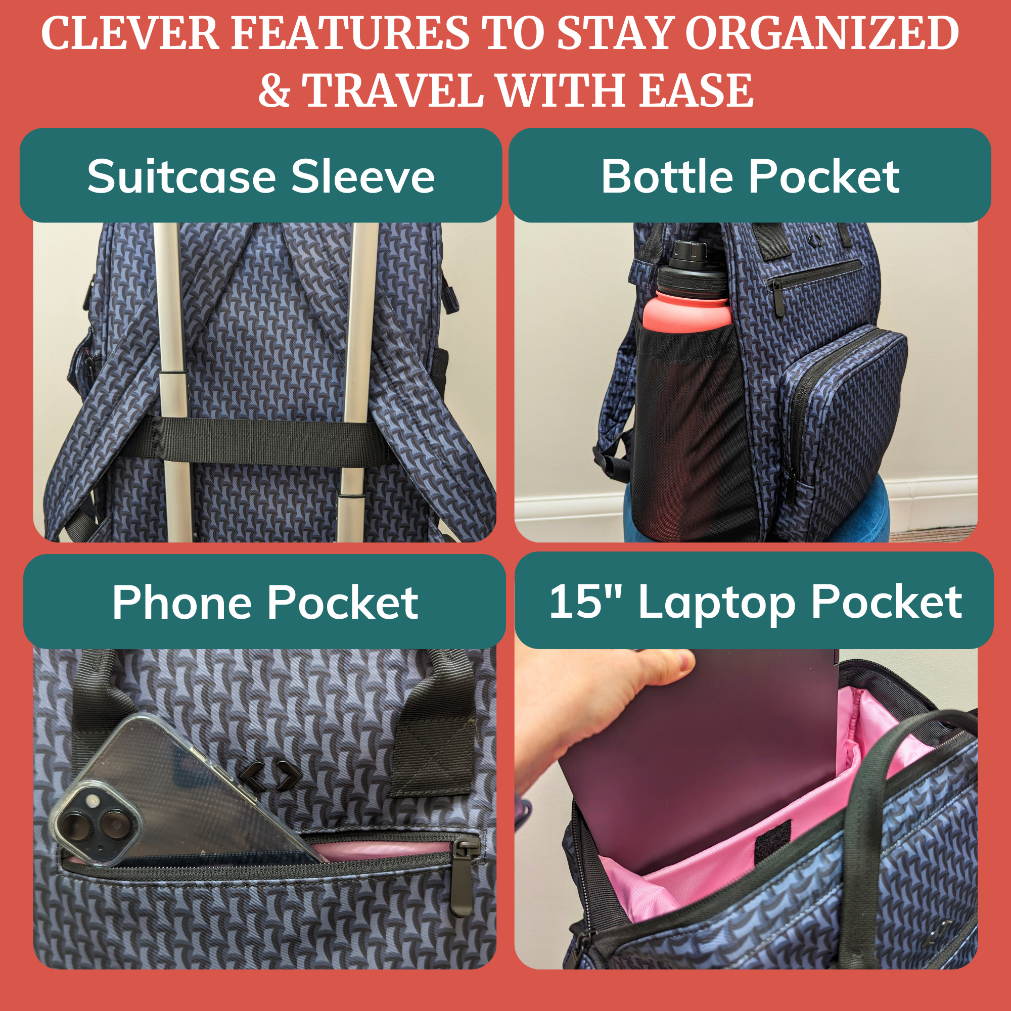 Breast Pump Bag Backpack - Chertsey