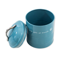"I Love You So Much" Dog Treat Canister Gift Set – Pink & Blue - BIG FRENCHIES