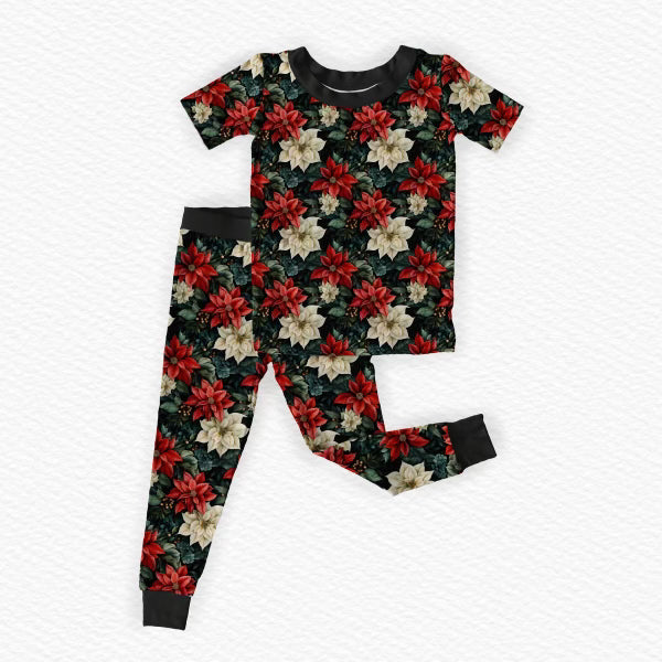 Pollyanna’s Poinsettia 2-Piece Pajama Set - BIG FRENCHIES