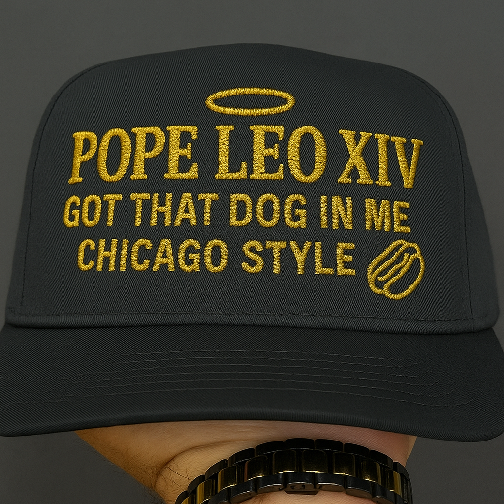 Chicago Pope Hat Custom Embroidered