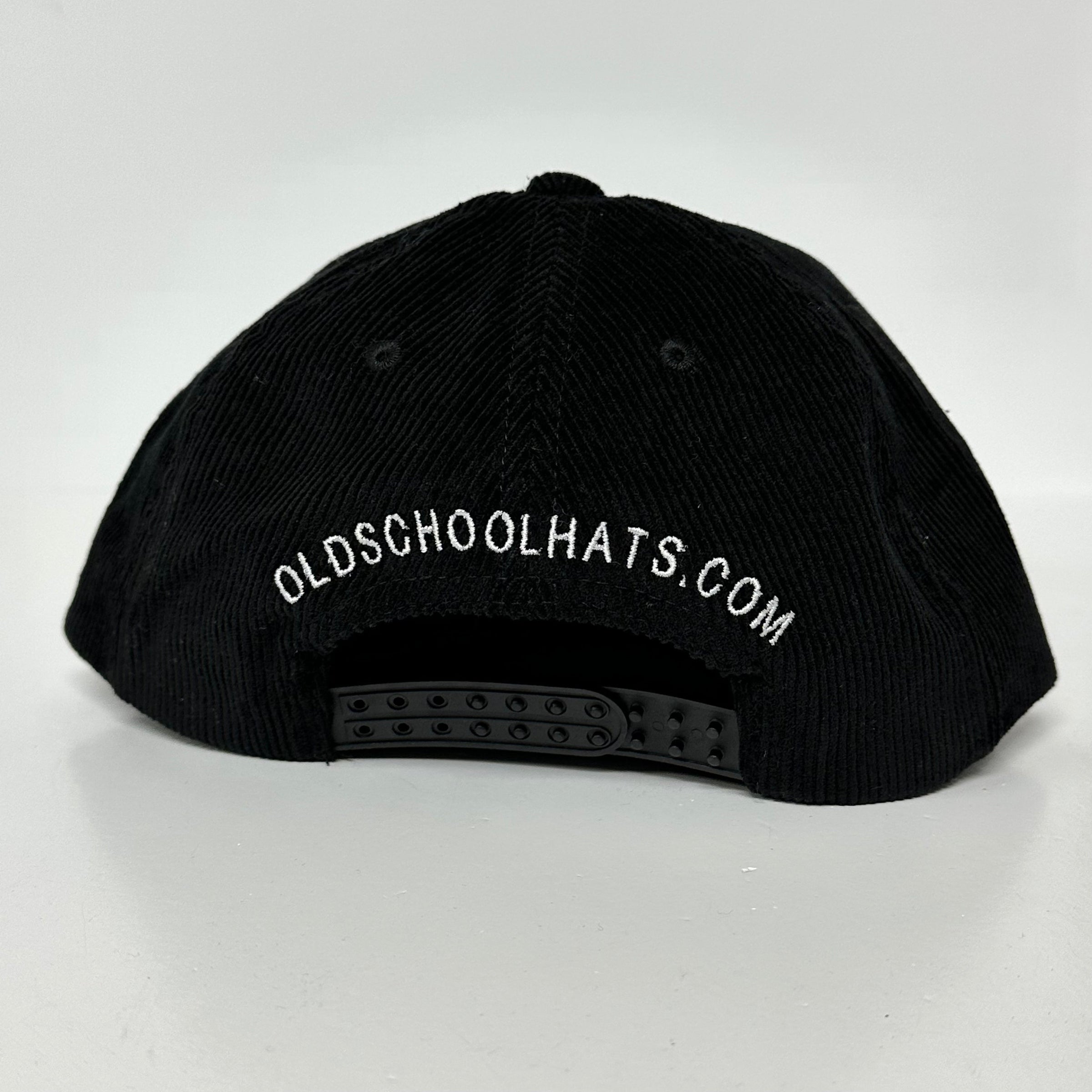 F you F You Custom Embroidered Black corduroy snapback