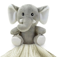 Me Lovey™ - Elephant Lovey Security Blanket - BIG FRENCHIES