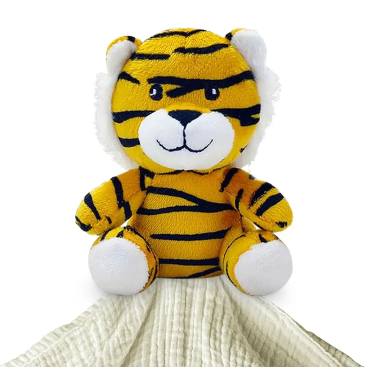 Me Lovey™ - Tiger Lovey Security Blanket - BIG FRENCHIES