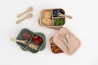 Nyte Nyte Silicon Lunchbox W Fork & Spoon - BIG FRENCHIES