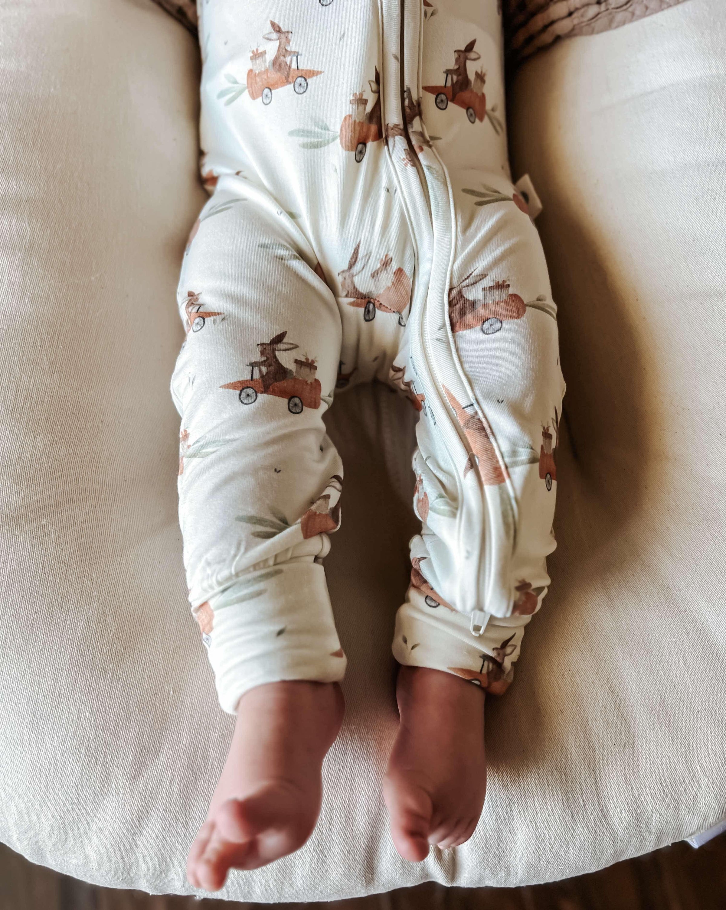 Cottontail Cruisers Modal Zippy Pajamas - BIG FRENCHIES