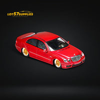 MK Model Mercedes-Benz E63 AMG W211 Lowered Red 1:64