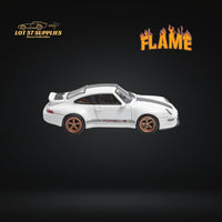 Flame Model Porsche 911 Gunther Werks 400R White 1:64