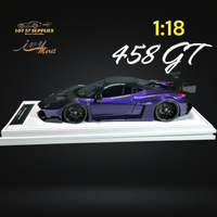 IVY MERIT Ferrari 458 GT Purple LBWK 1:18 Scale
