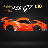 IVY MERIT Ferrari 458 GT LBWK Orange 1:18