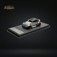HKM Model VW Beetle Convertible Grey Shark Mouth 1:64