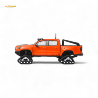GCD Toyota Tacoma Orange Red 3PMSF Tires 1:64