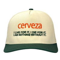 CERVEZA HAT Custom Embroidered