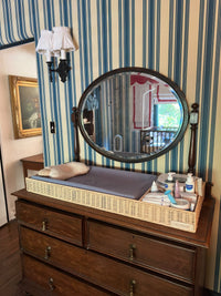 LELLOBABY™ X Hampton BABY-  Rattan Wicker Changing Tray Premier Plus+