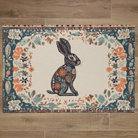 Floral Bunny Play Mat