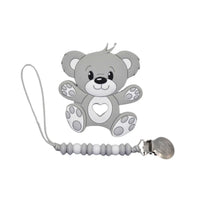 Bear Teether Set // Gray - BIG FRENCHIES