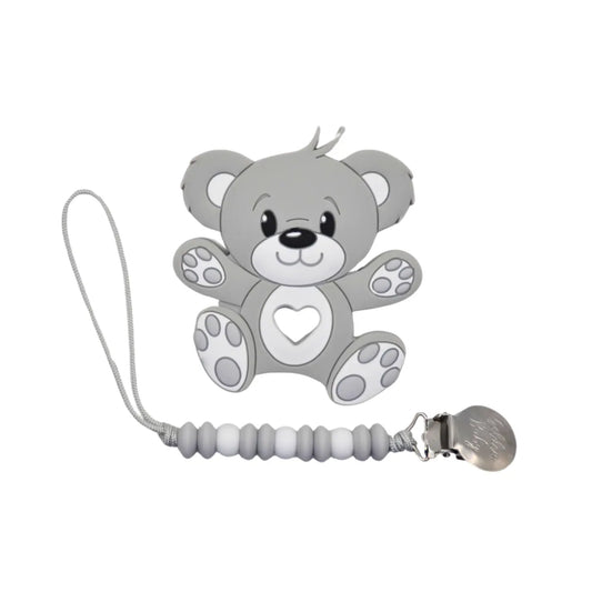 Bear Teether Set // Gray - BIG FRENCHIES