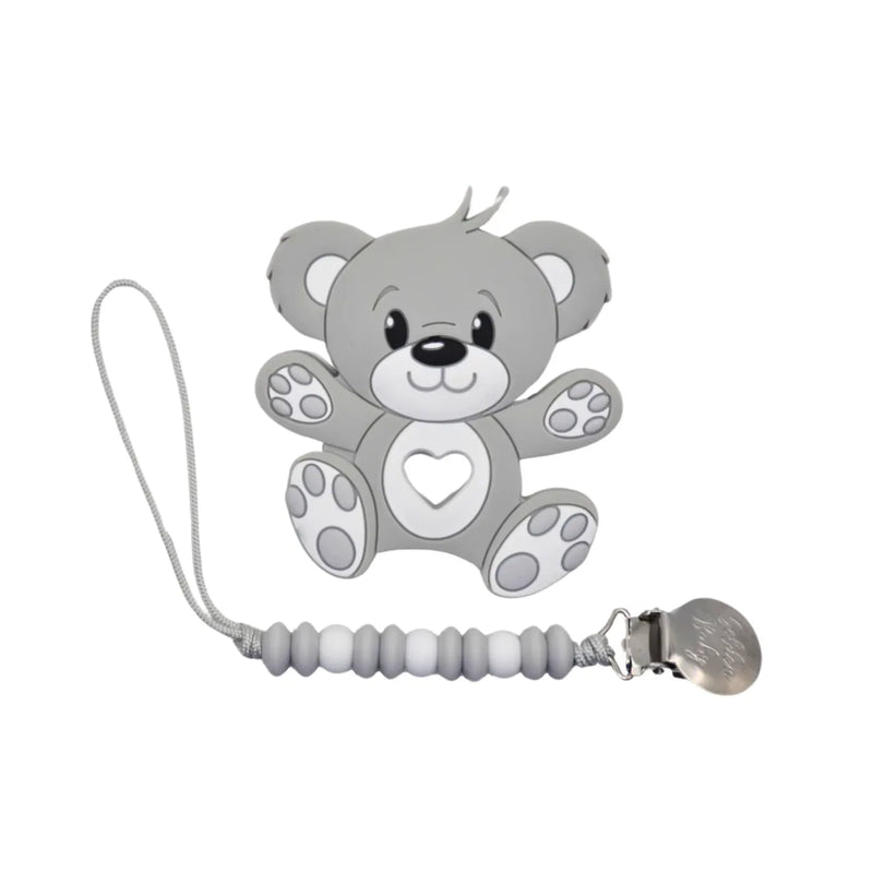 Bear Teether Set // Gray - BIG FRENCHIES