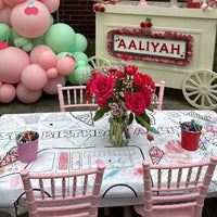 Ice Cream Coloring Tablecloth - BIG FRENCHIES