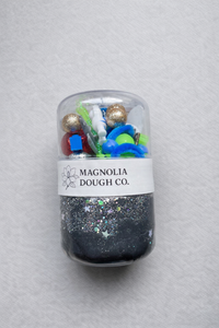 Space Sensory Play Dough Jar