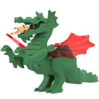 GREEN MEDIEVAL DRAGONS - BIG FRENCHIES