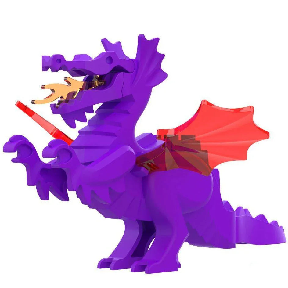 PURPLE MEDIEVAL DRAGONS - BIG FRENCHIES