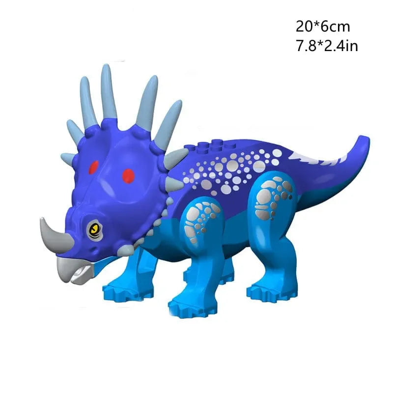 LARGE- BLUE TRICERATOPS - BIG FRENCHIES