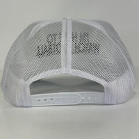 I’m here to watch football and get drunk custom embroidered mesh trucker