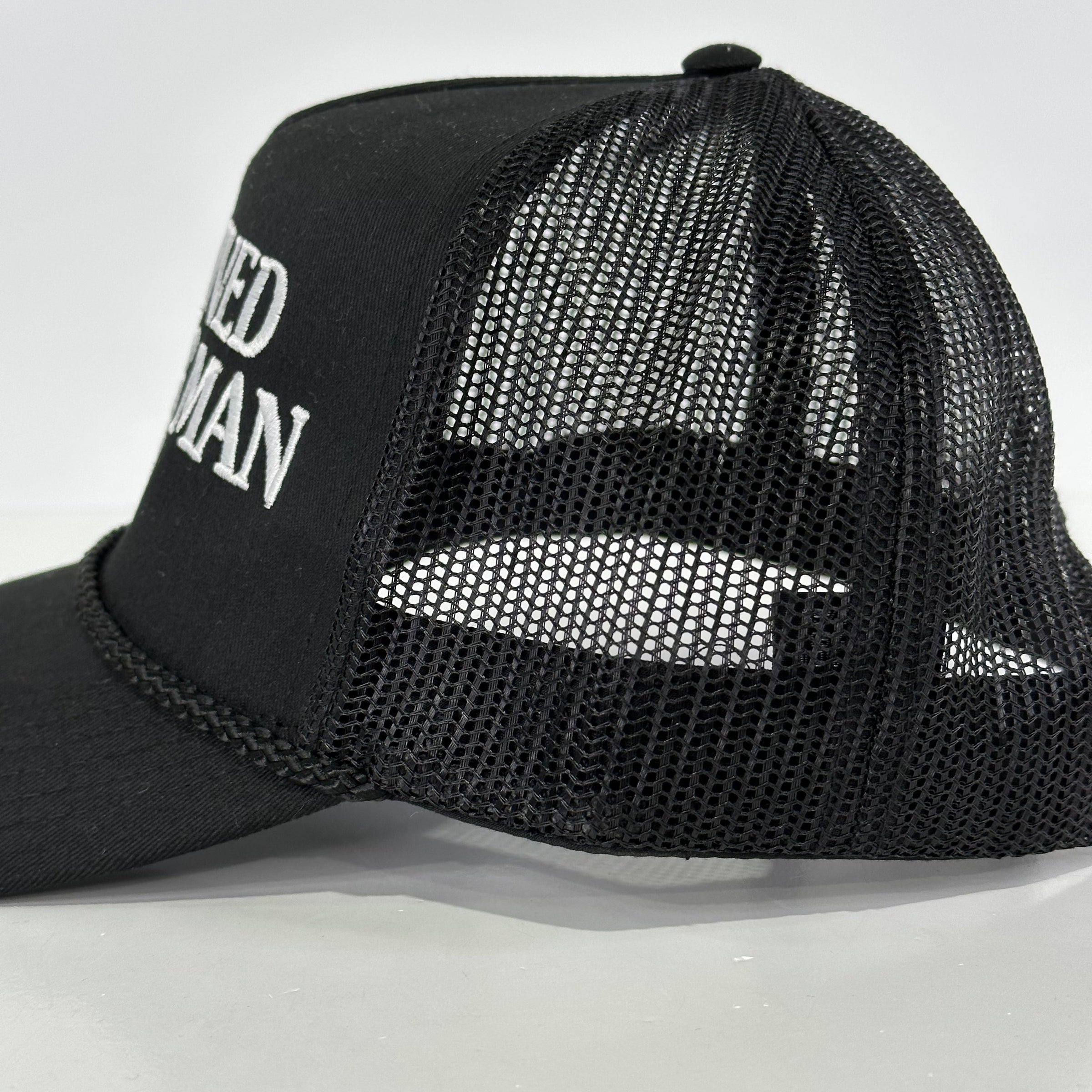 I Survived Burning Man 2023 Custom Embroidered Meme rope mesh SnapBack
