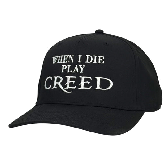 When I Die Play Hat Funny Custom Embroidered Dad Cap