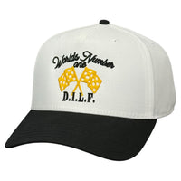 World’s Number One D.I.L.F. Hat Custom Embroidered Racing Dad Cap