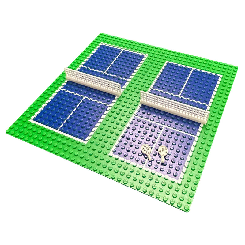 Custom Pickleball Courts made with LEGO parts - B3 Customs-Custom LEGO Kit-BIG FRENCHIES-B3 Customs