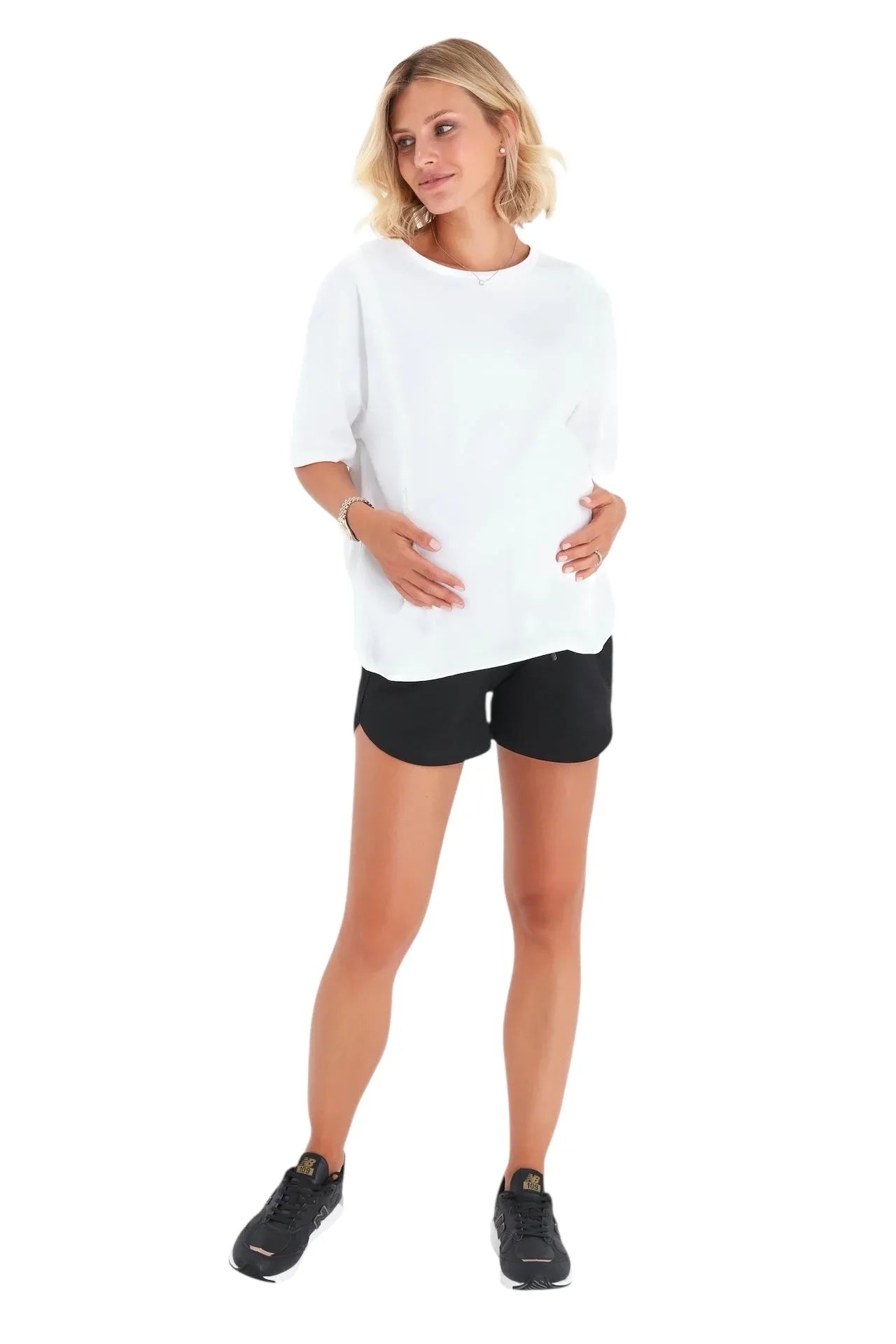 Relax Foldover Waistband Maternity Shorts - BIG FRENCHIES