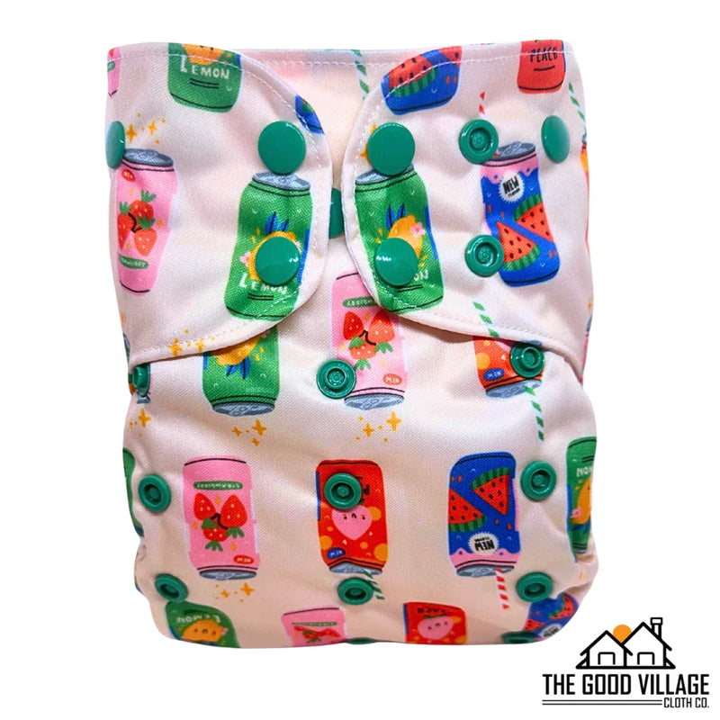 One Size Pocket Diaper | Fizz & Pop - BIG FRENCHIES
