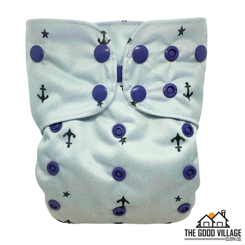 One Size Pocket Diaper | Starry Harbor - BIG FRENCHIES
