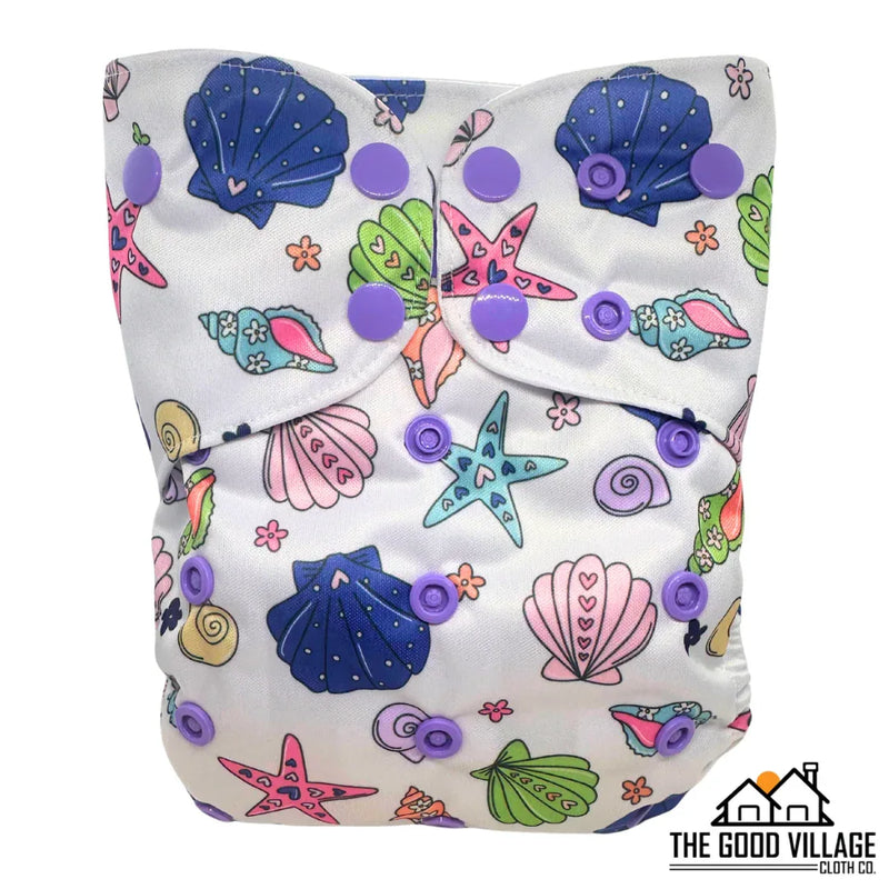 One Size Pocket Diaper | Tidal Treasures - BIG FRENCHIES