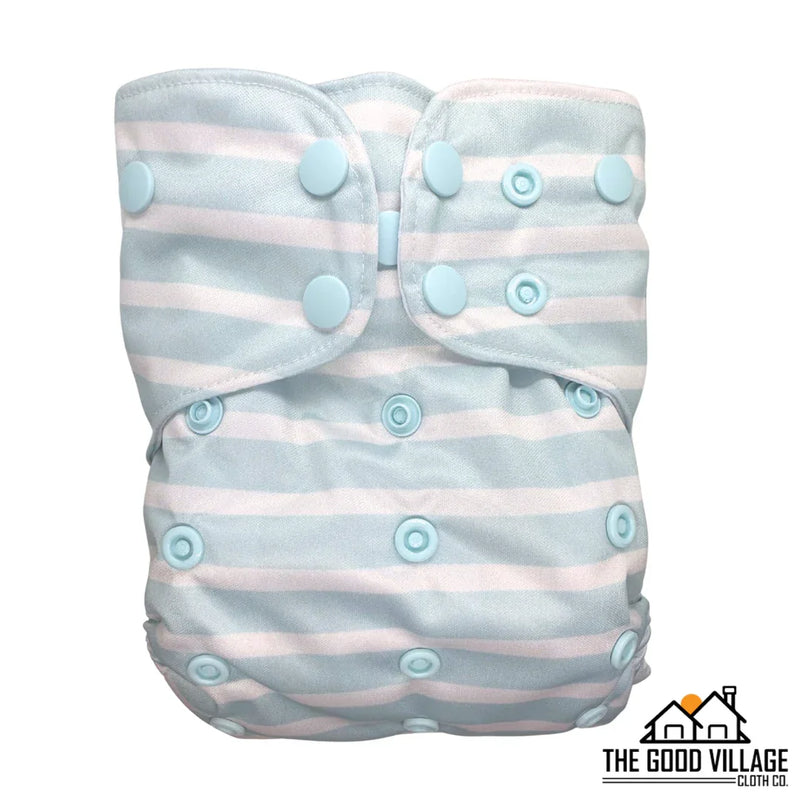 One Size Pocket Diaper | Sailor's Breeze - BIG FRENCHIES
