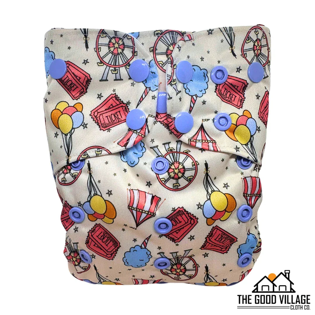 One Size Pocket Diaper | Little Ringmaster - BIG FRENCHIES