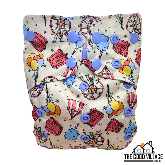 One Size Pocket Diaper | Little Ringmaster - BIG FRENCHIES