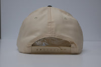 Dude it’s got a bush what the H custom embroidered hat SnapBack cream/black I Think You Should Affirm