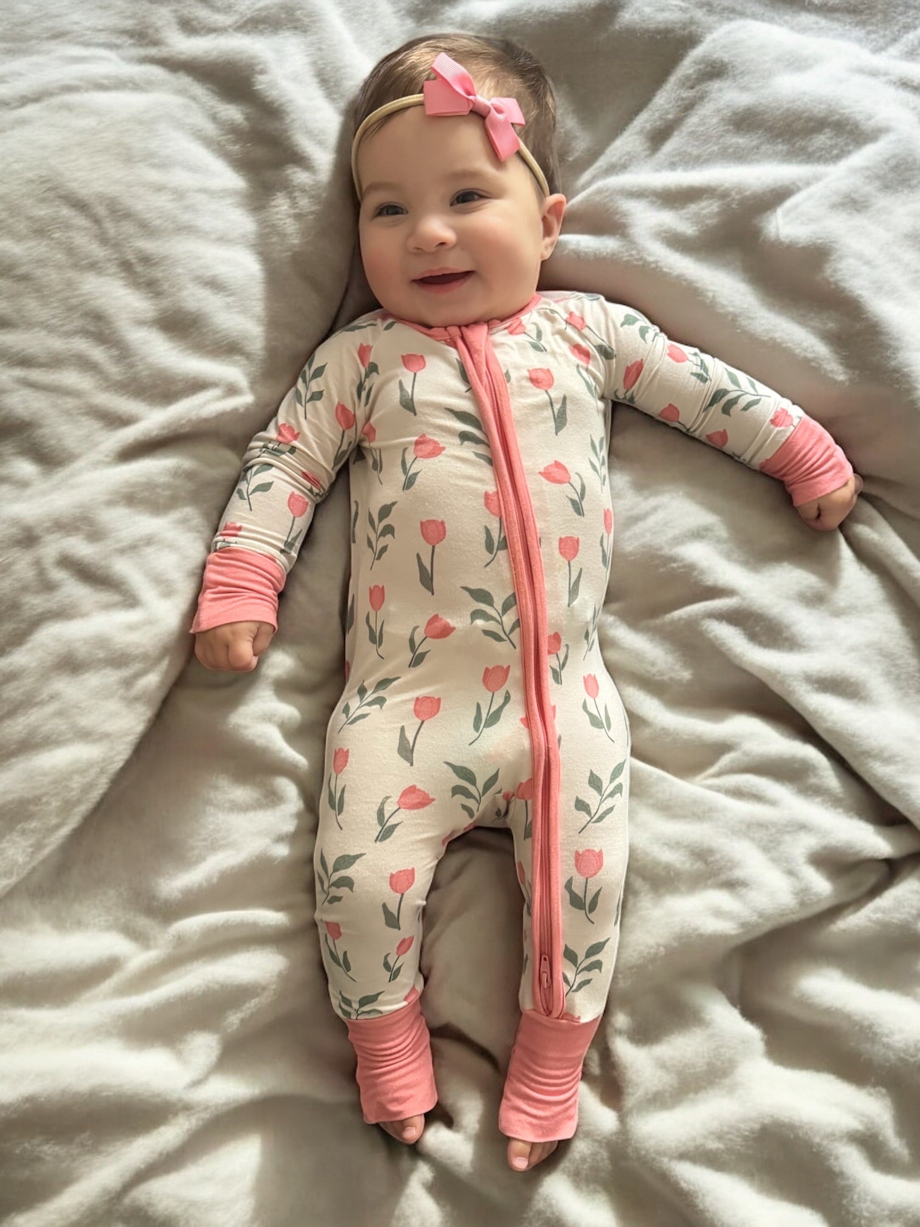 Tulip (Convertible Zip Footies) - BIG FRENCHIES