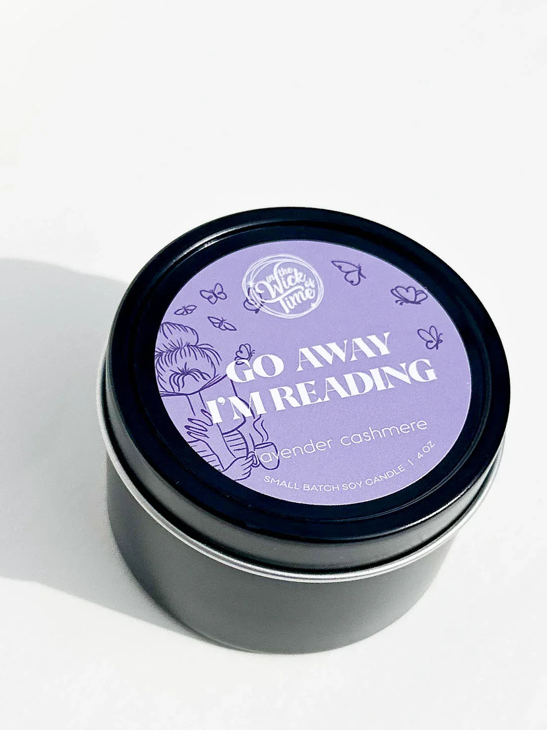 Go Away I'm Reading Candle 4 OZ - BIG FRENCHIES