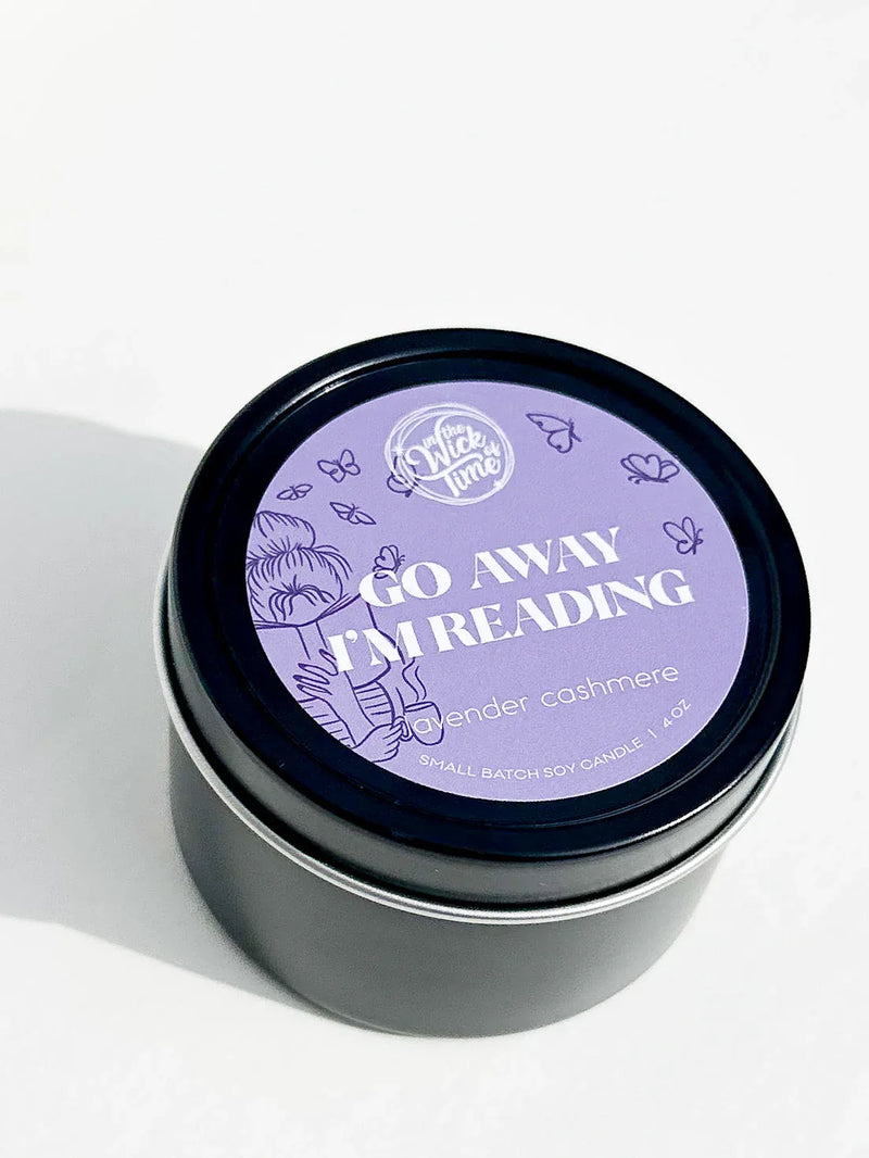 Go Away I'm Reading Candle 4 OZ - BIG FRENCHIES