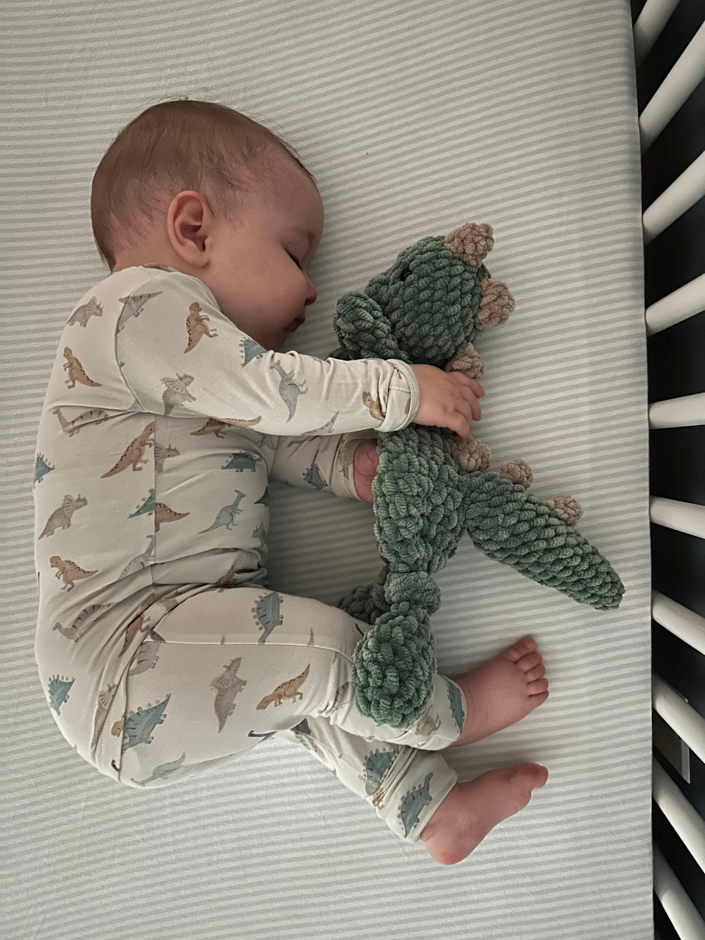 Snugglesaurus 2pc Henley Bamboo Pajamas - Sizes Newborn & Up! - BIG FRENCHIES