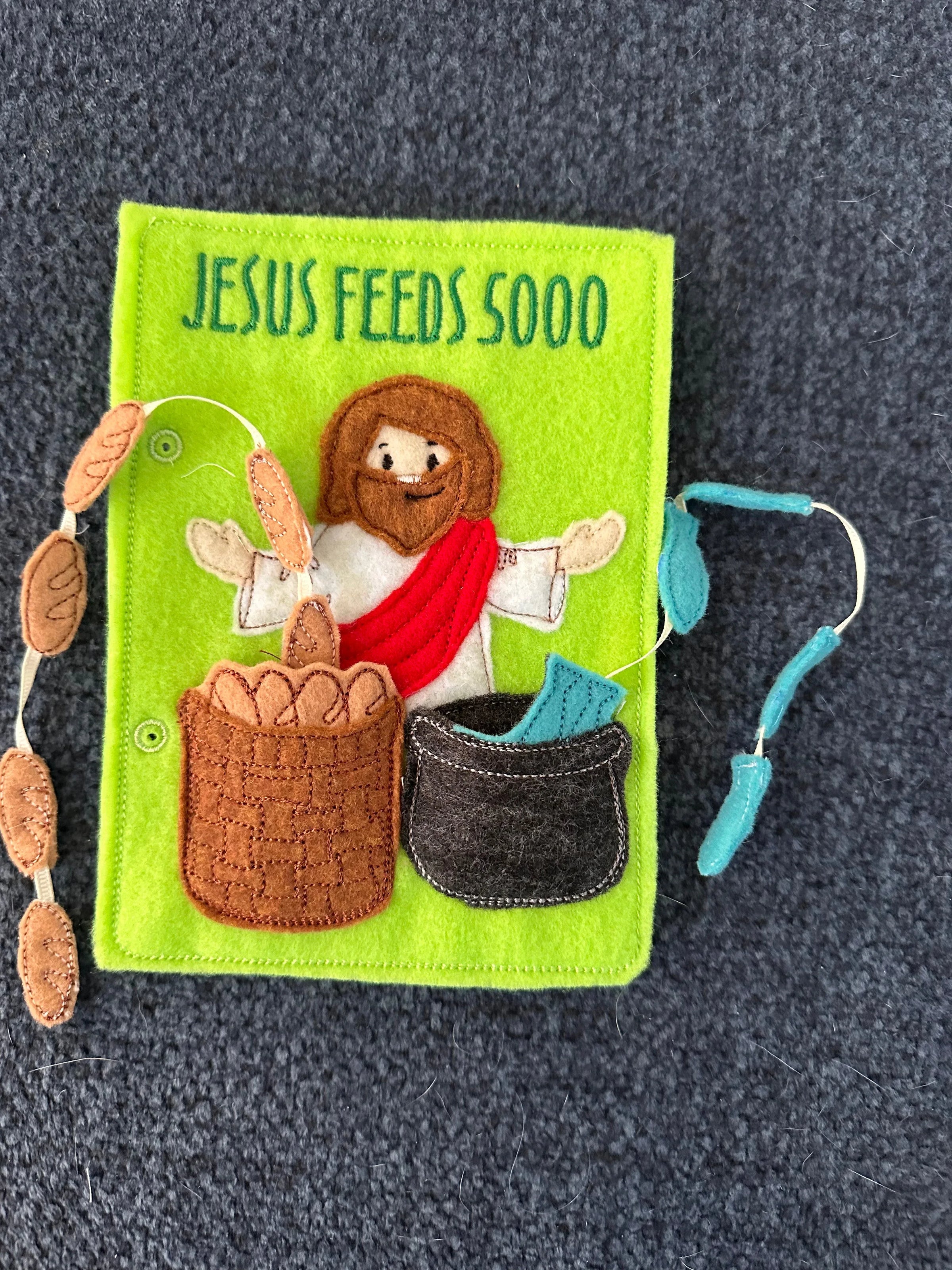 Children's Bible Quiet Book, Interactive Christian Learning Toy,
Baptism Birthday Christmas Gift - BIG FRENCHIES