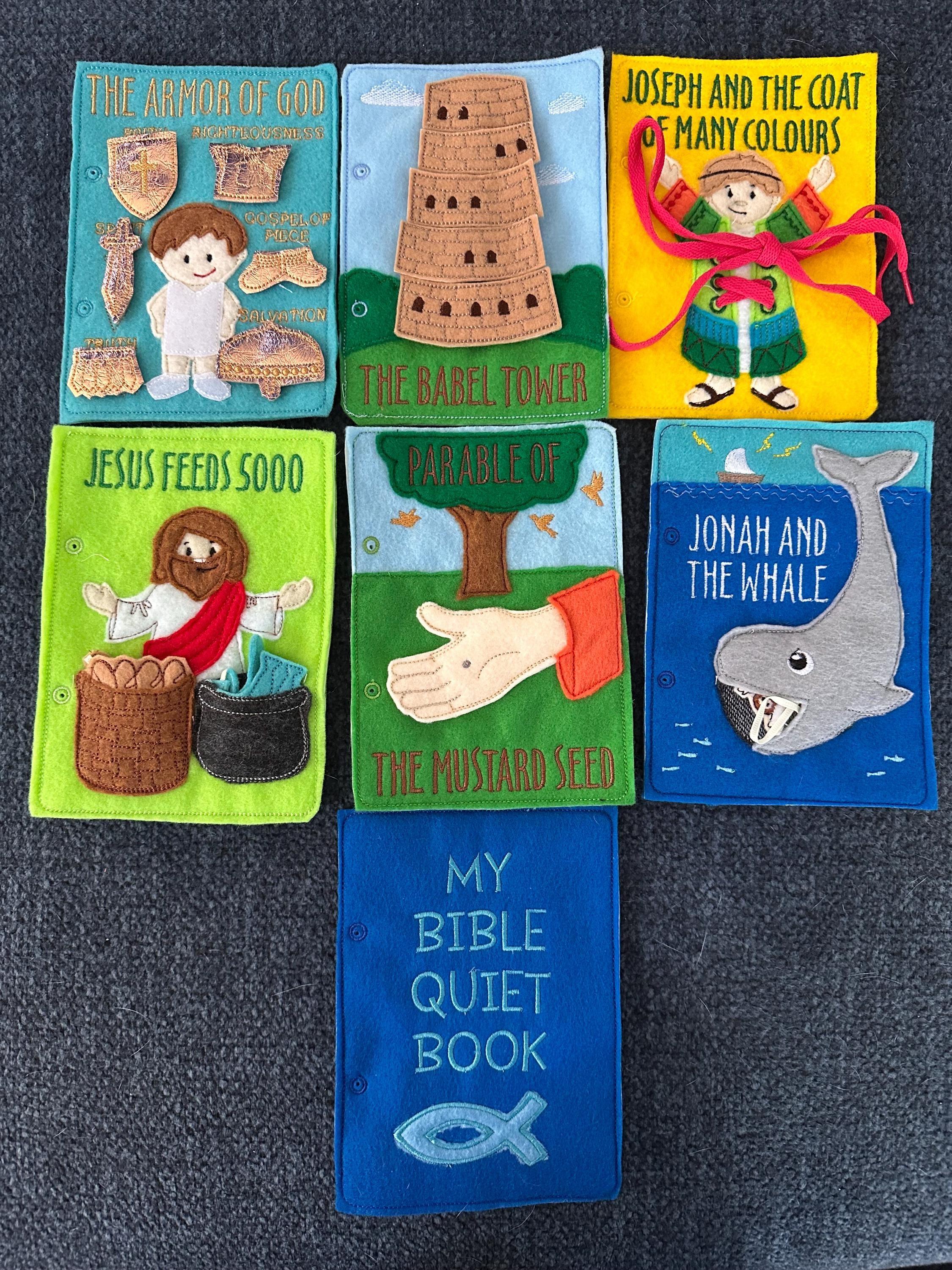 Children's Bible Quiet Book, Interactive Christian Learning Toy,
Baptism Birthday Christmas Gift - BIG FRENCHIES