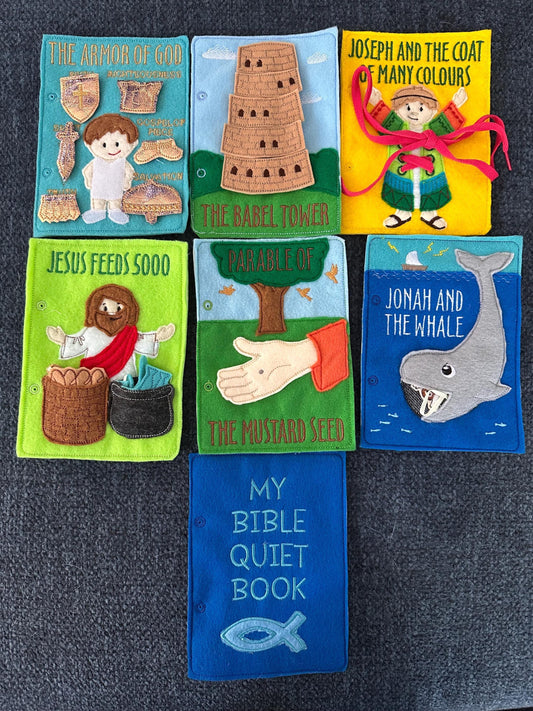 Children's Bible Quiet Book, Interactive Christian Learning Toy,
Baptism Birthday Christmas Gift - BIG FRENCHIES