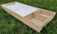 LELLOBABY™ X Hampton BABY-  Rattan Wicker Changing Tray Premier Plus+