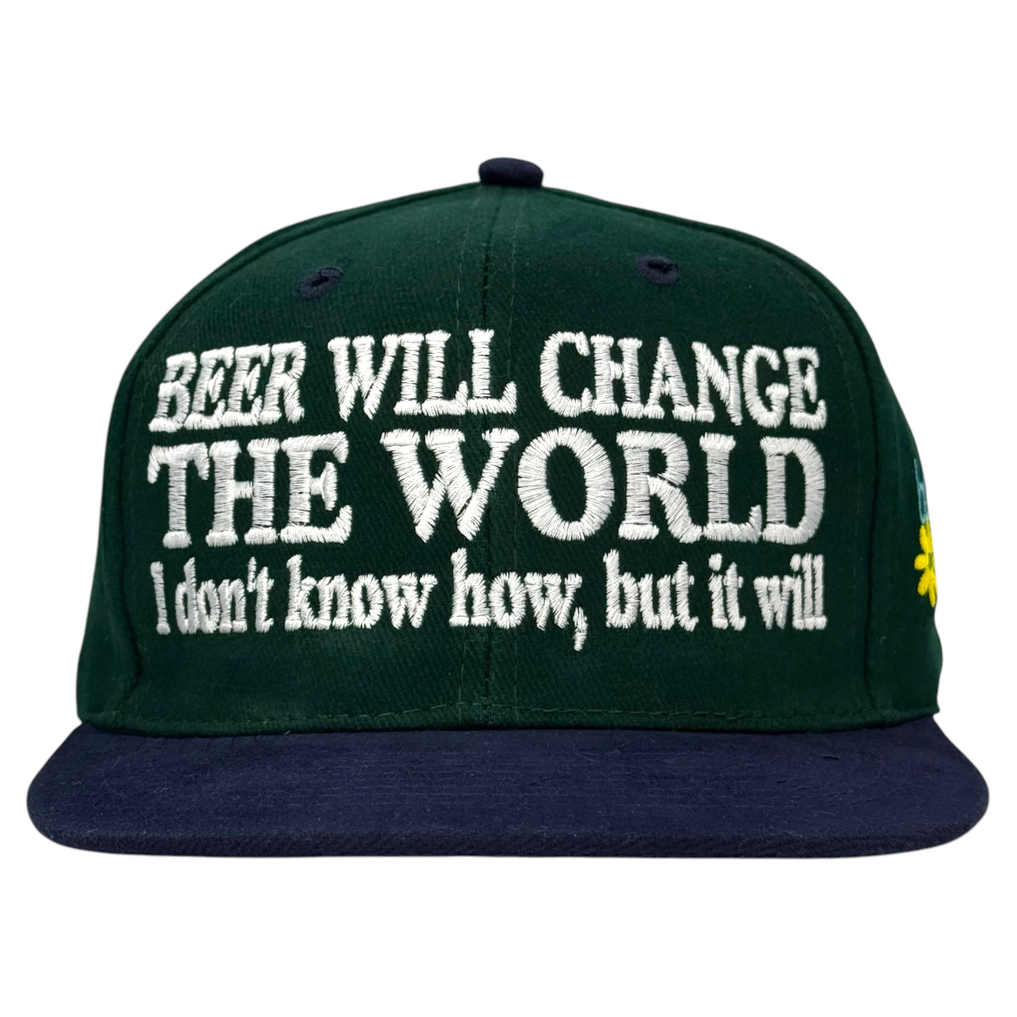 Beer Will Change The World Hat Custom Embroidered
