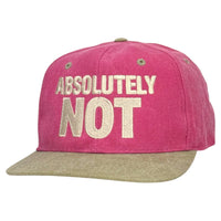 Absolutely Not Hat Custom Embroidered