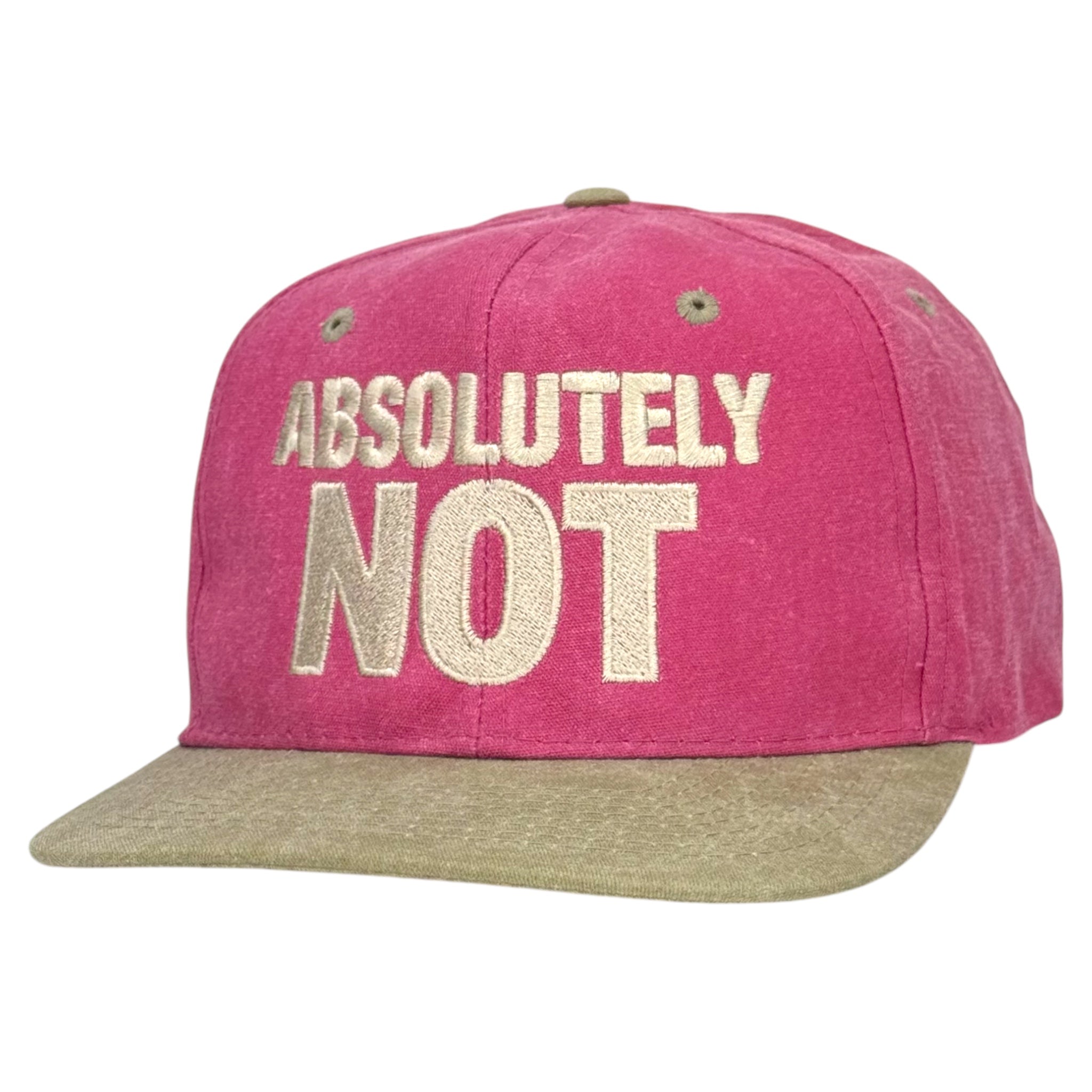 Absolutely Not Hat Custom Embroidered